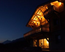 Chalet neuf vue panoramique 8 personnes Samoens