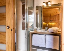 Snow Paradise  pour 12 pers. Au pied des pistes des Menuires-3 Vallées - cheminée -sauna- billard