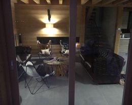 Chalet Vars ski / Piscine intérieure jacuzzi extérieur & salle de cinéma