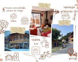 Chalet HYGGE Saint-Lary - Centre / Gîte Cosy / ****  5D / 2 Chbres  / 3 pièces - 51m² / 4 pers/ Spa - Vue Imprenable- Accueil Vélo - Parking sécurisé avec Bornes rech VE