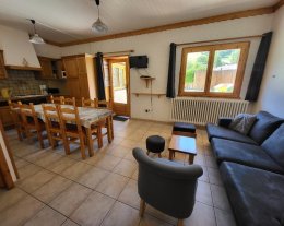 terrasse/20m pistes ski/150m piscine