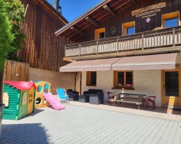 terrasse/20m pistes ski/150m piscine