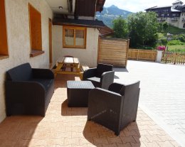 terrasse/20m pistes ski/150m piscine