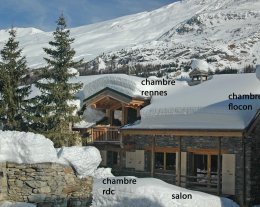 Chalet de charme skis aux pied