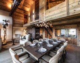 Superbe chalet 5* en lisière de forêt à la Rosière 16 personnes 