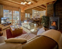 Chalet pour 10 avec sauna et balneo à la Giettaz