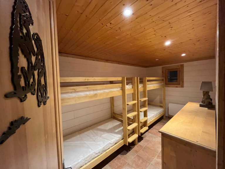 Chambre Marmottes 2 x 2 lits superposés 80 cm
