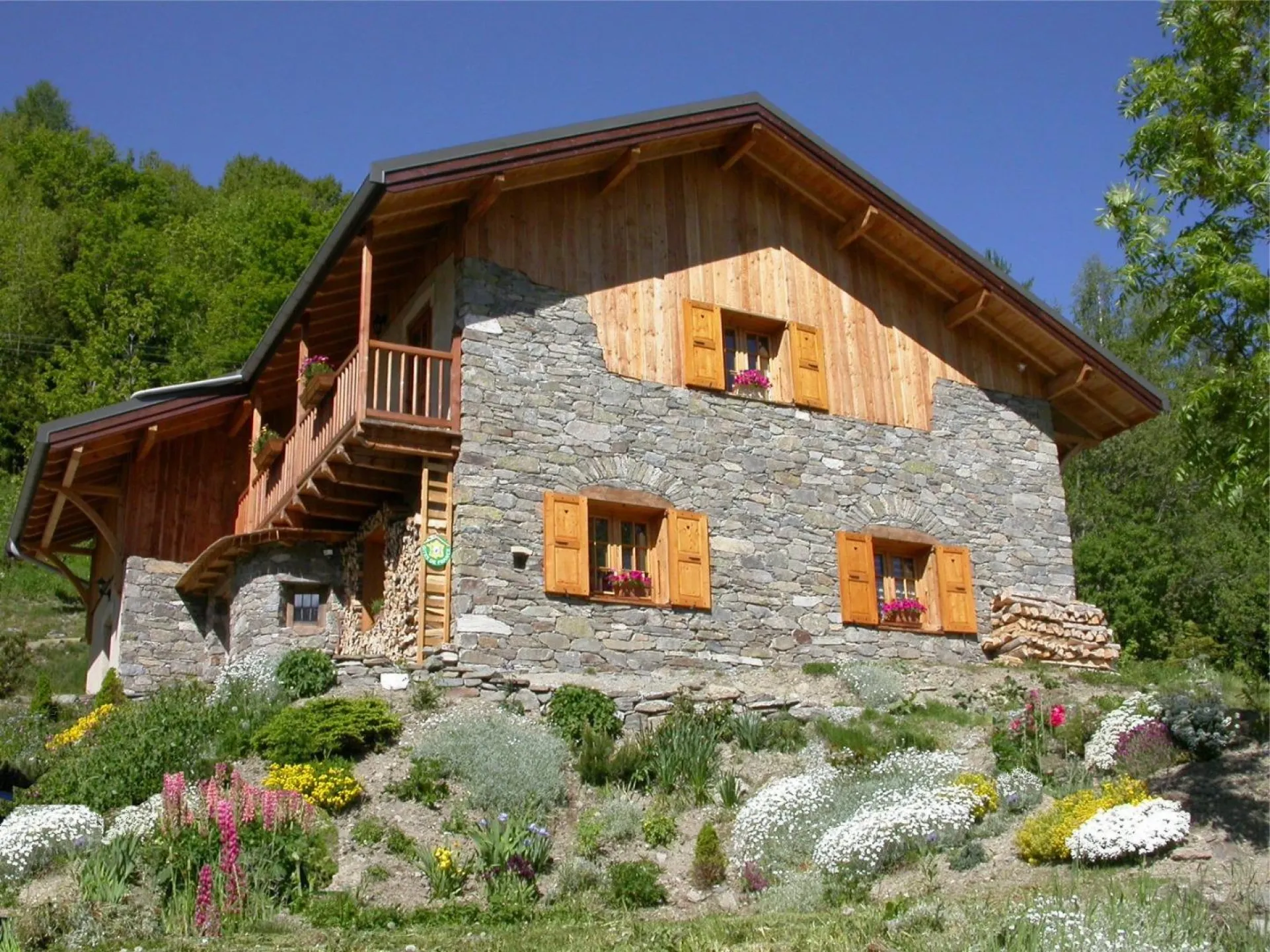 Le chalet en été