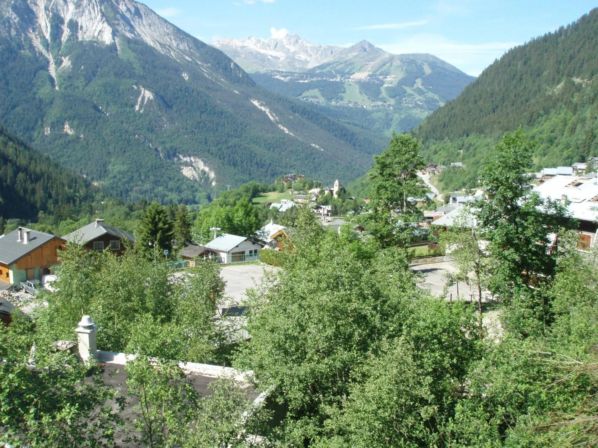Vue panoramique plein sud depuis les balcons