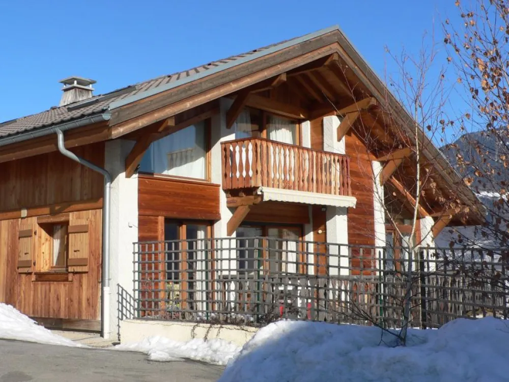 Le chalet regardant le Mont Blanc, plein Est.