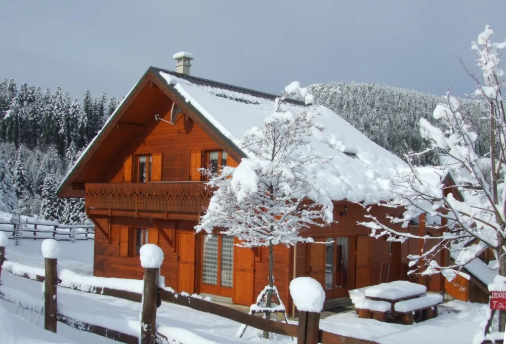 Façade Sud du chalet
