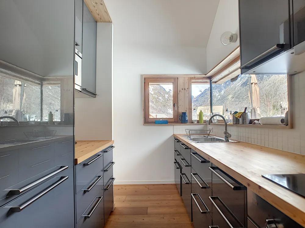 Chal le gypaete - pelvoux. superbe chalet d'architecte neuf ( 8 personnes)