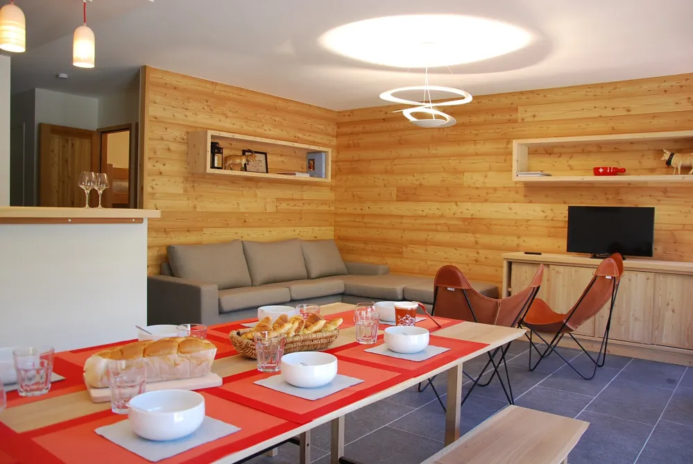 Chal marmottons - pelvoux : magnifique appartement neuf pour 8 personnes
