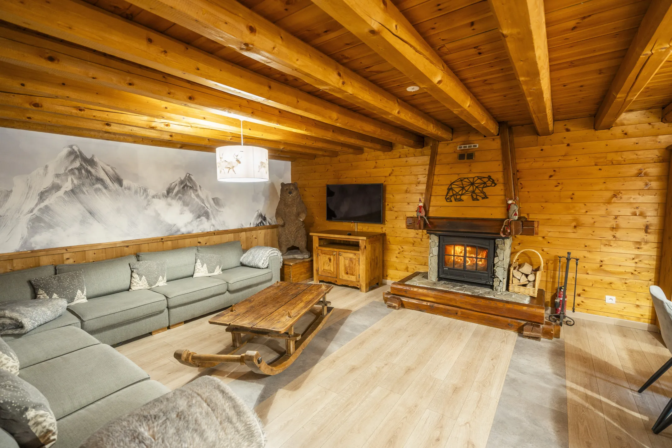 Chalet  tout confort, chalet de marie  12 personnes.