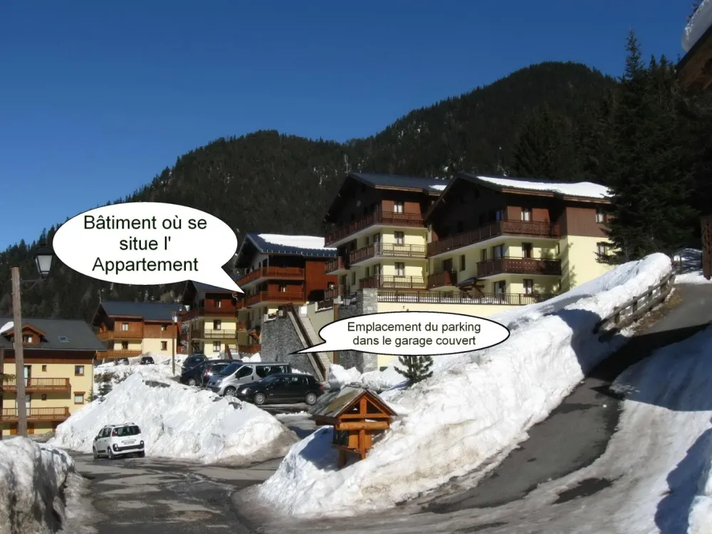 Location of the apartment and garage
