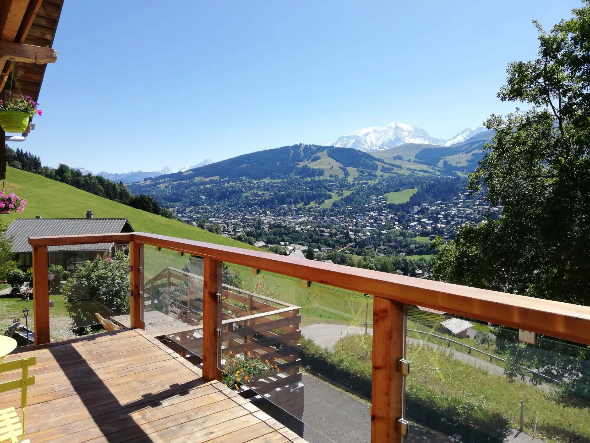 Vue extérieure, terrasse privée