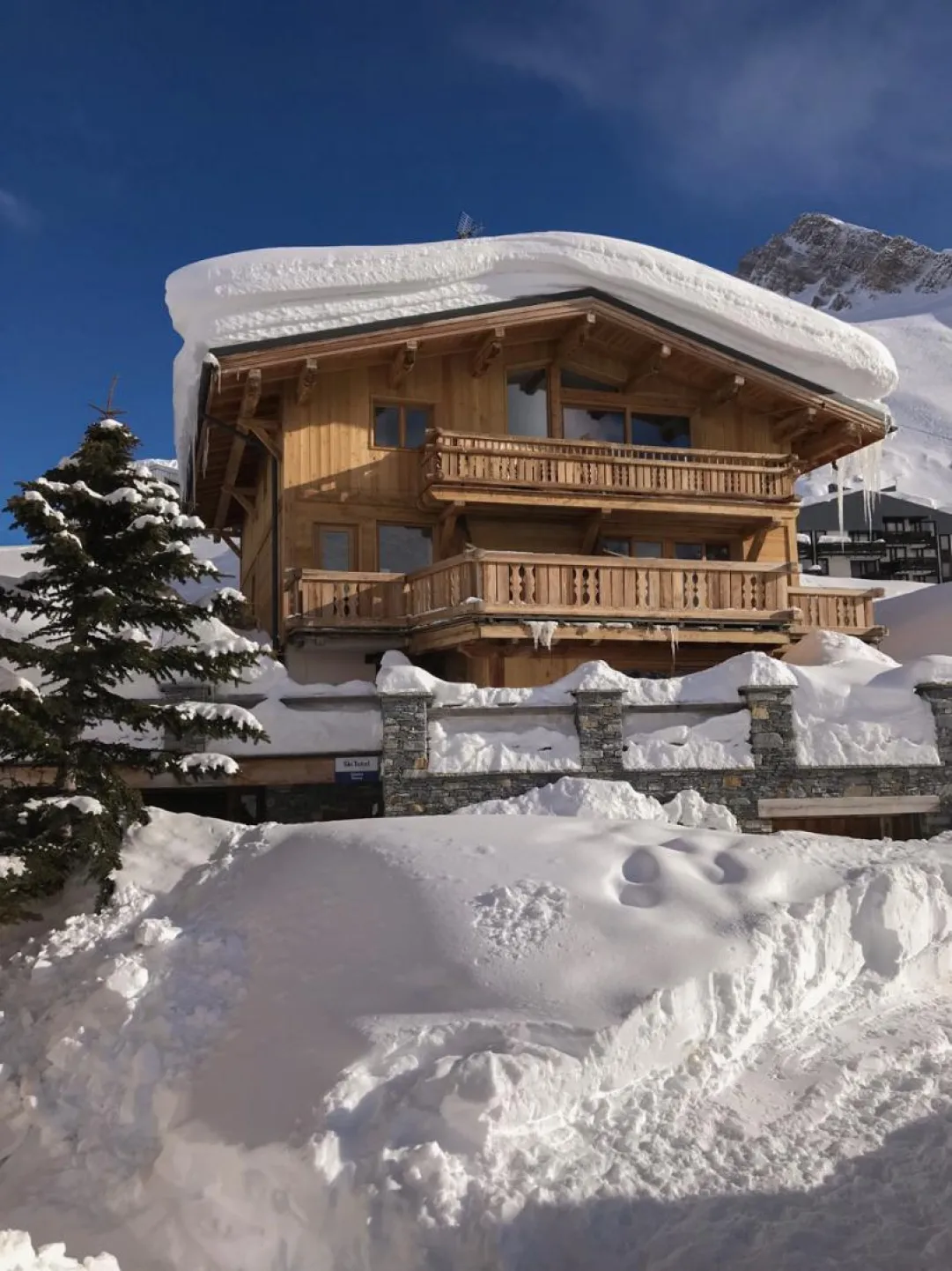 Chalet RAMO, vue en hiver