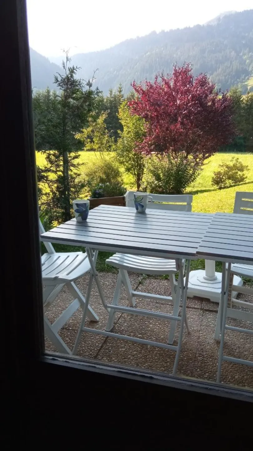 la terrasse plein sud
