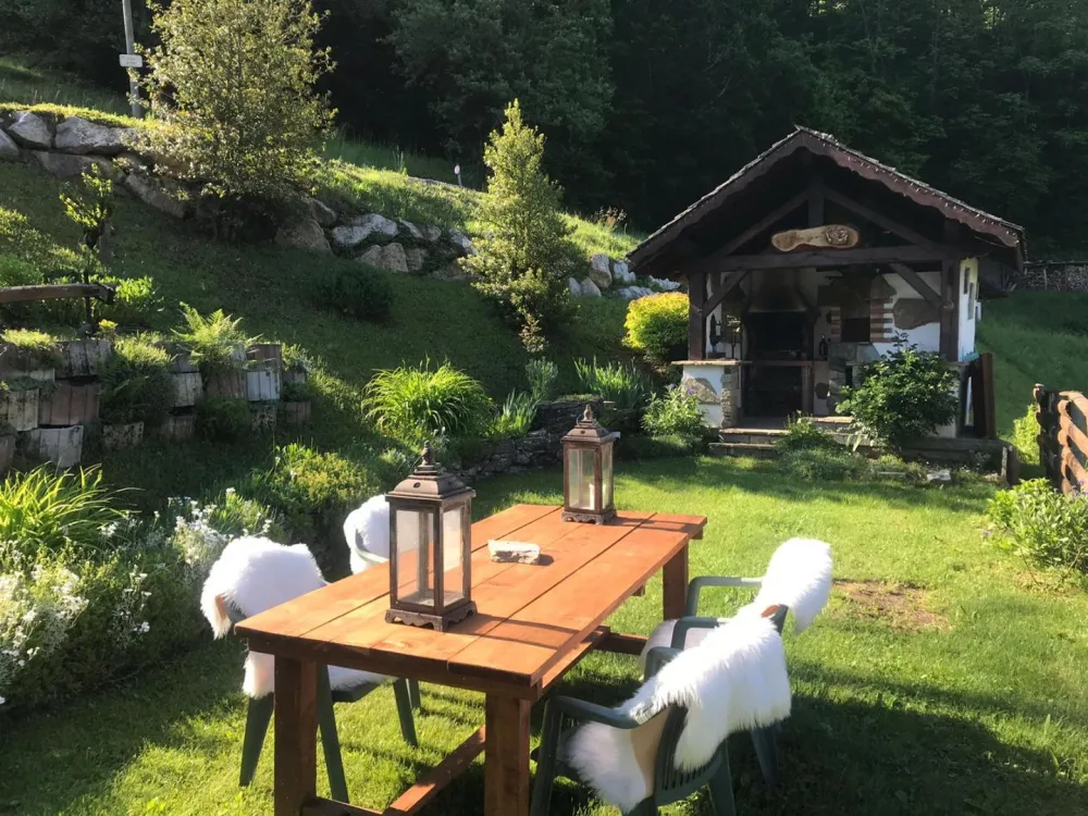 Chalet le Corti Crest-Voland Cohennoz, jardin