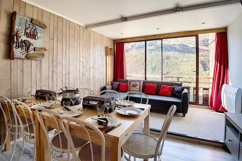 4 pieces 8 couchages avec 2 places de parking