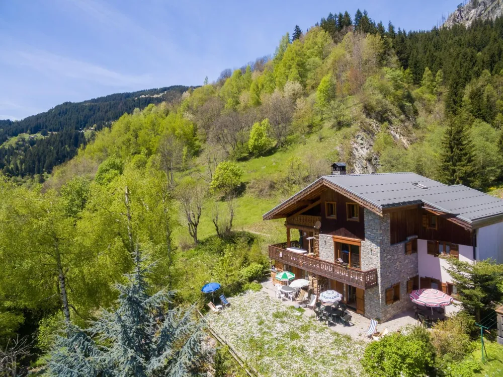 Chalet  eterlou 6 pers. rez de jardin champagny en vanoise