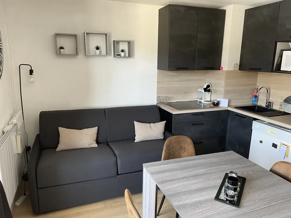 2 pieces, 26 m2, les edelweiss 3, prapoutel les 7 laux