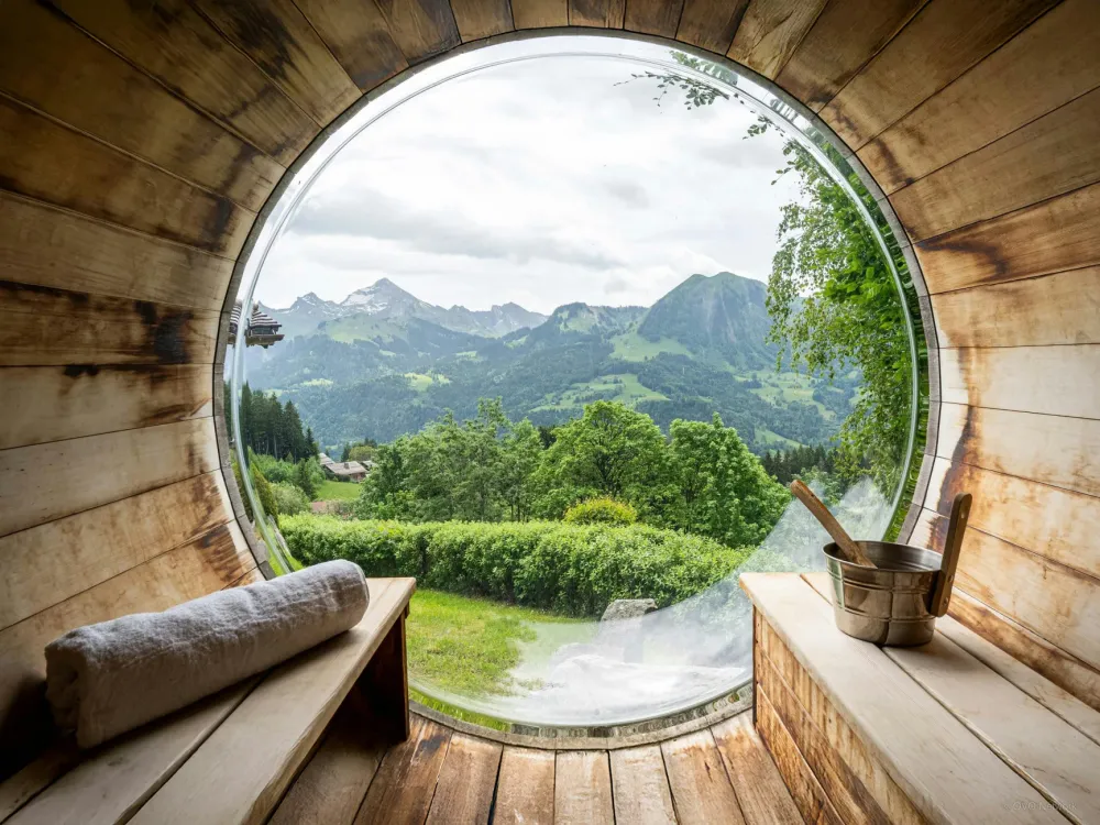 Vue depuis le sauna