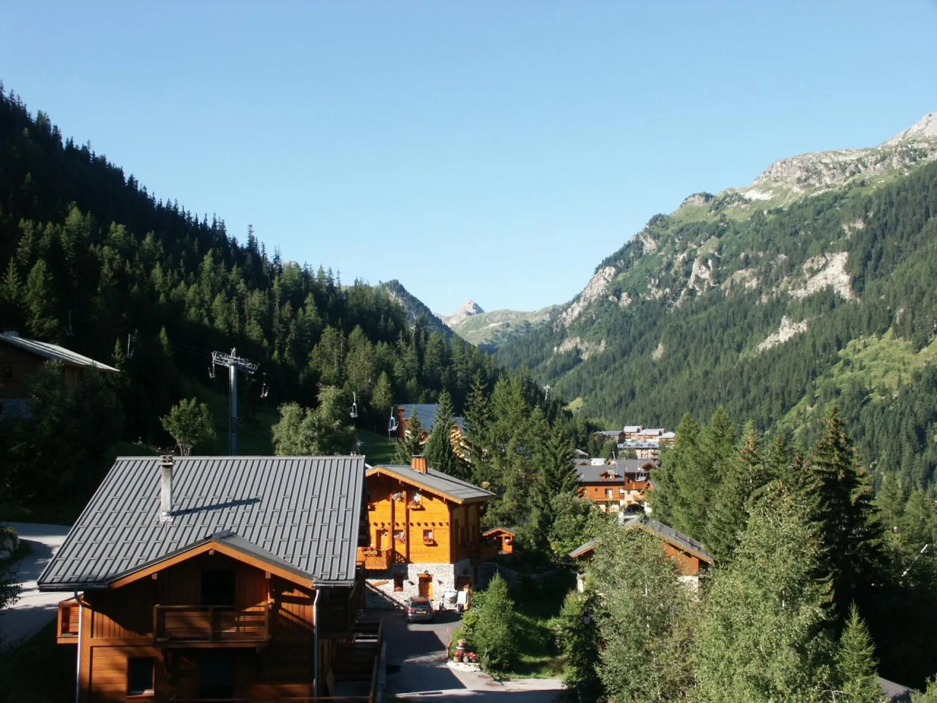 Bottom of the valley in summer