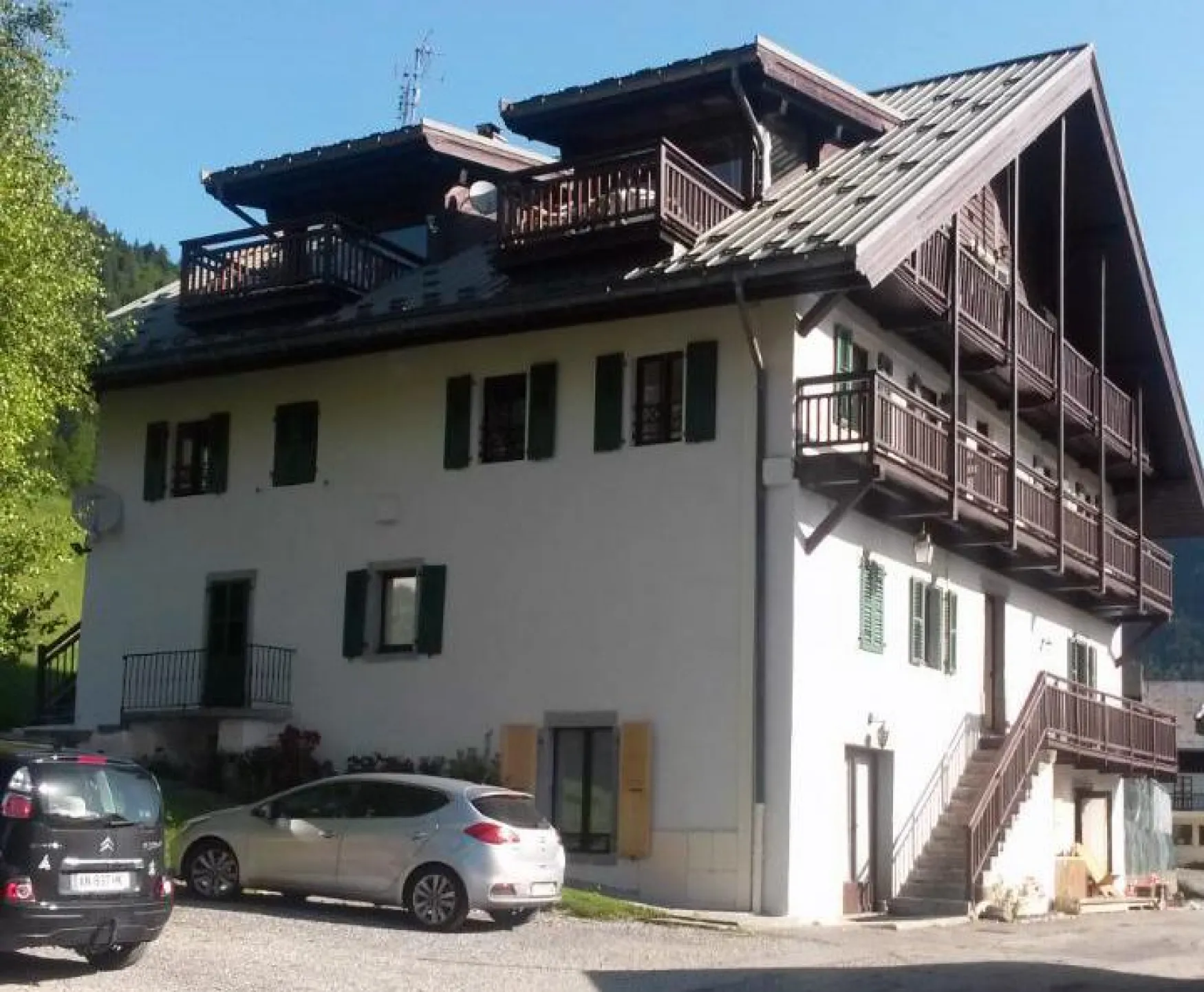 Le chalet en été