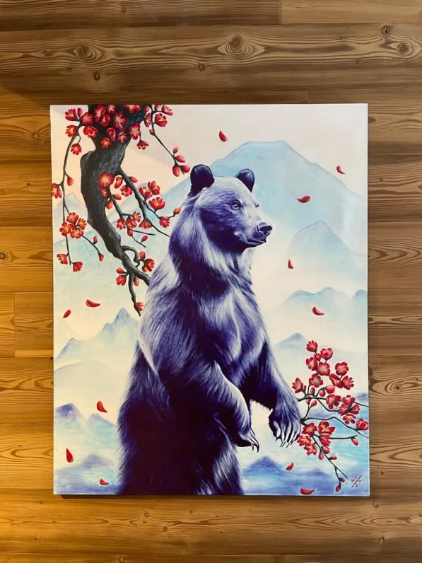 Grizzly bleu