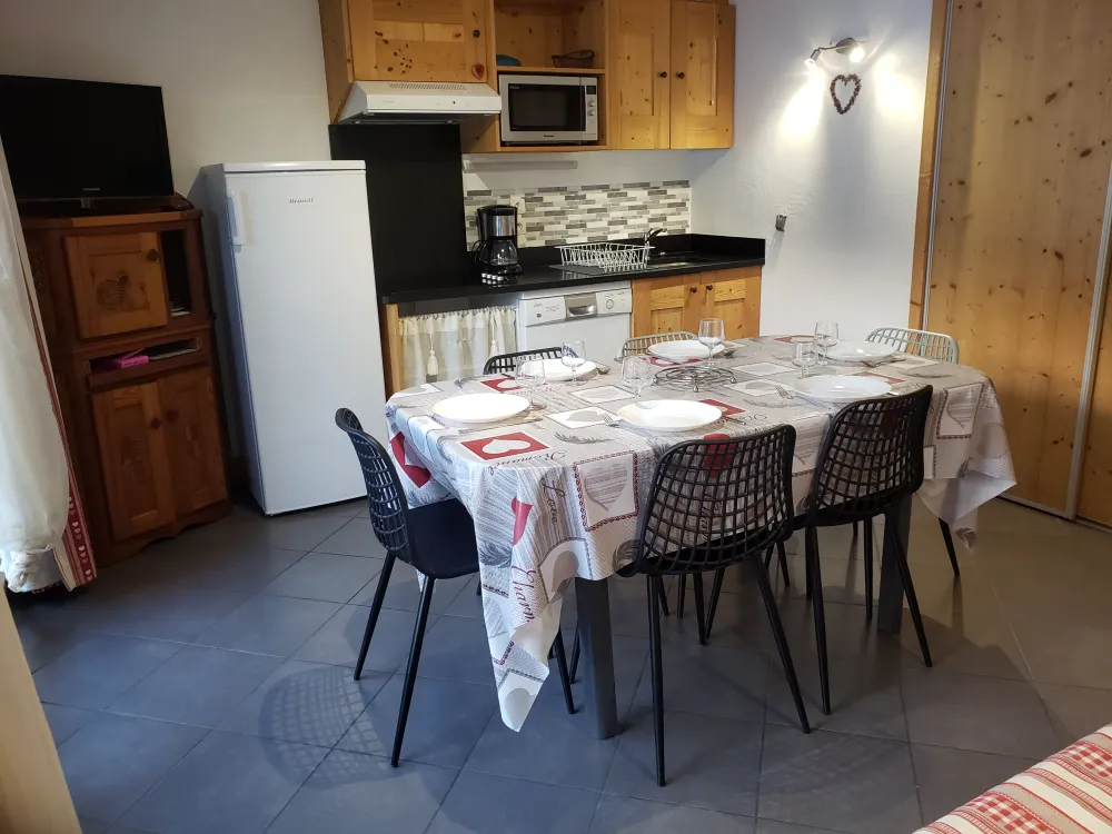 Appartement 6-7p un vrai pied de piste hiver et pleine verdure l'été