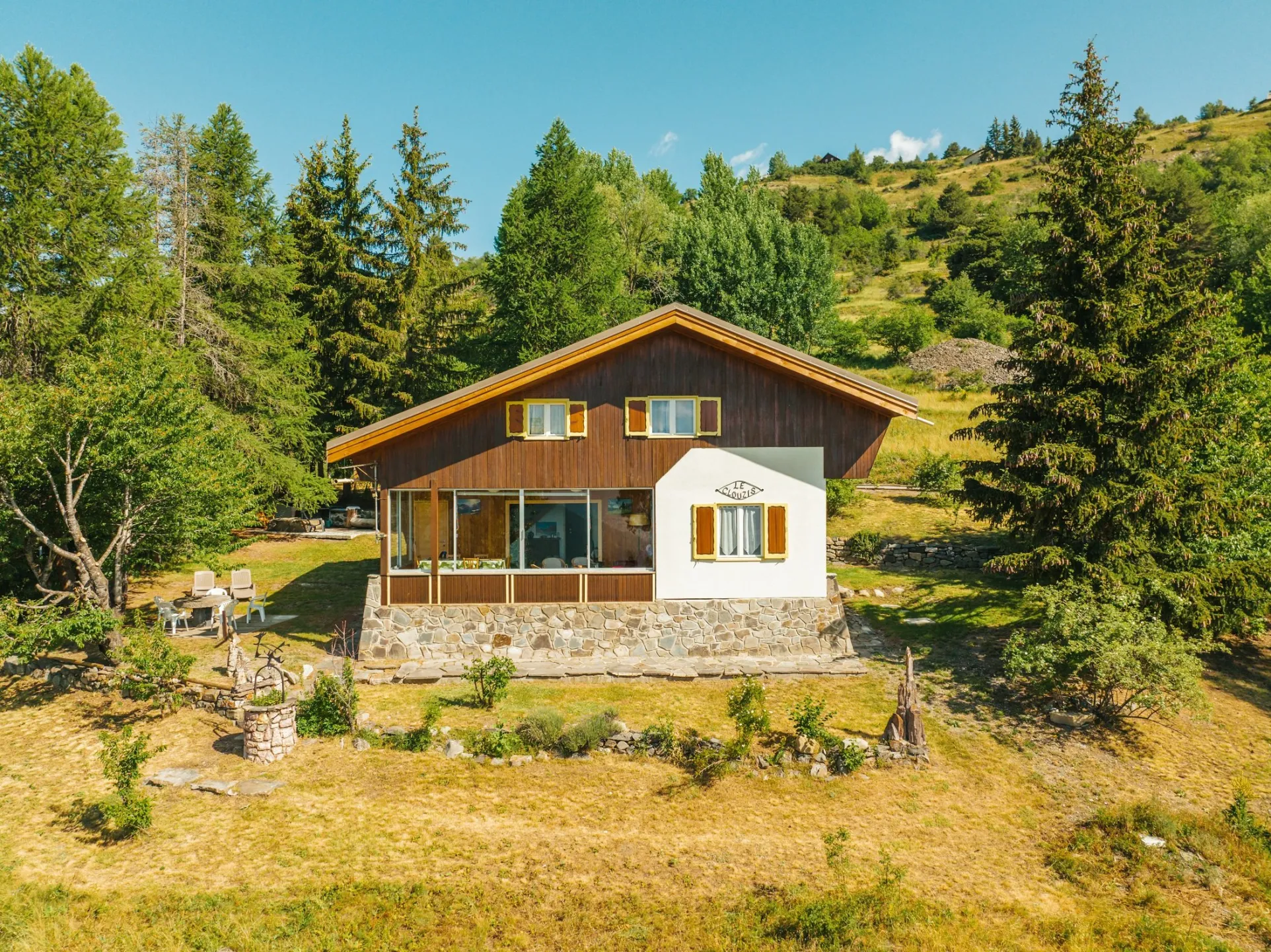 Chalet de montagne - vue dominante a 1760 m d'altitude