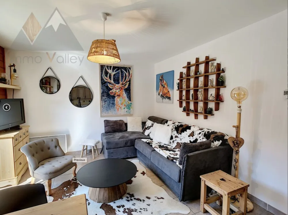 1 Télévision, 1 Canapé LIT en 160 cm