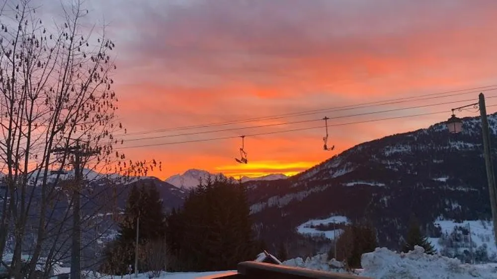 Coucher de soleil !