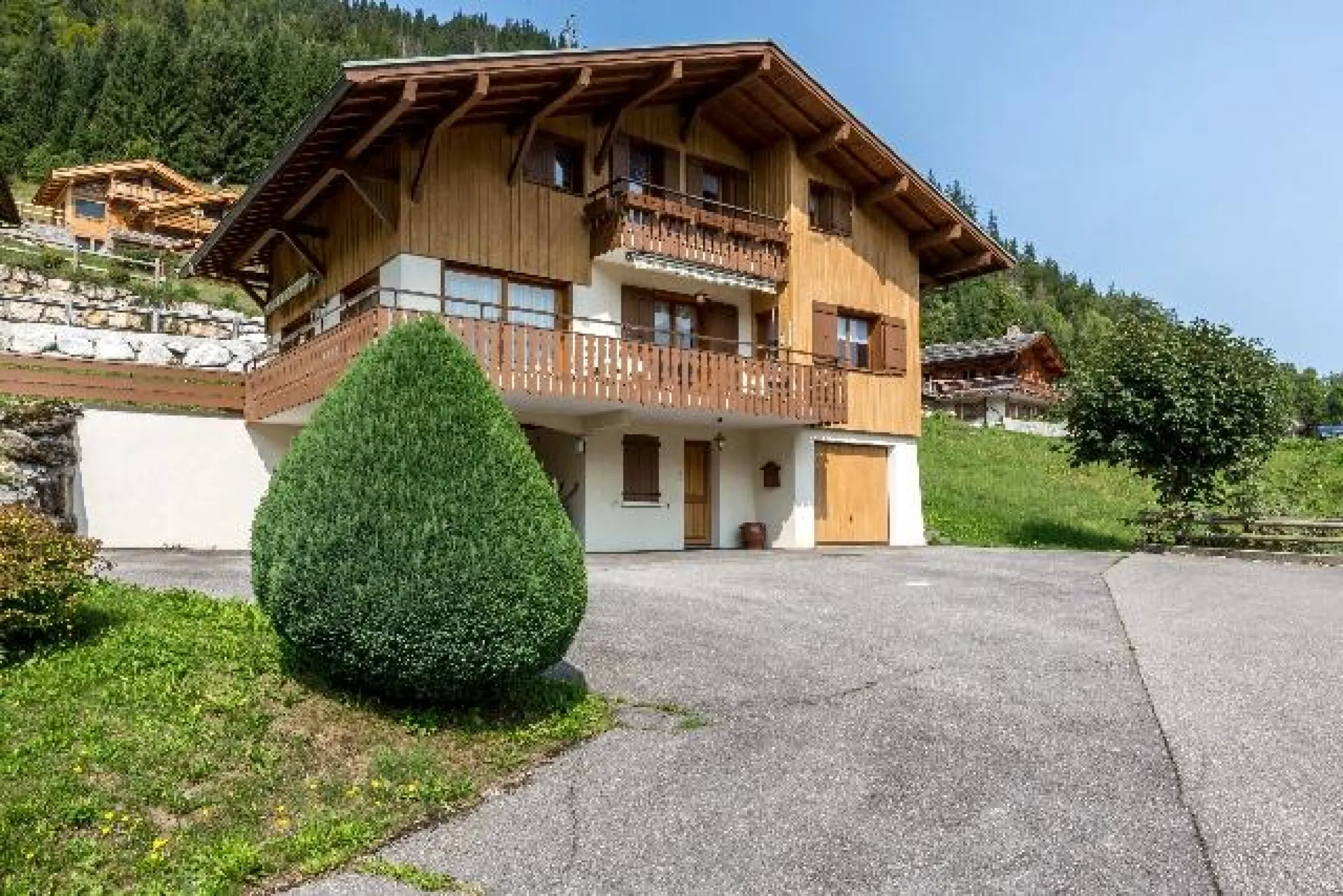 Summer outdoor chalet
