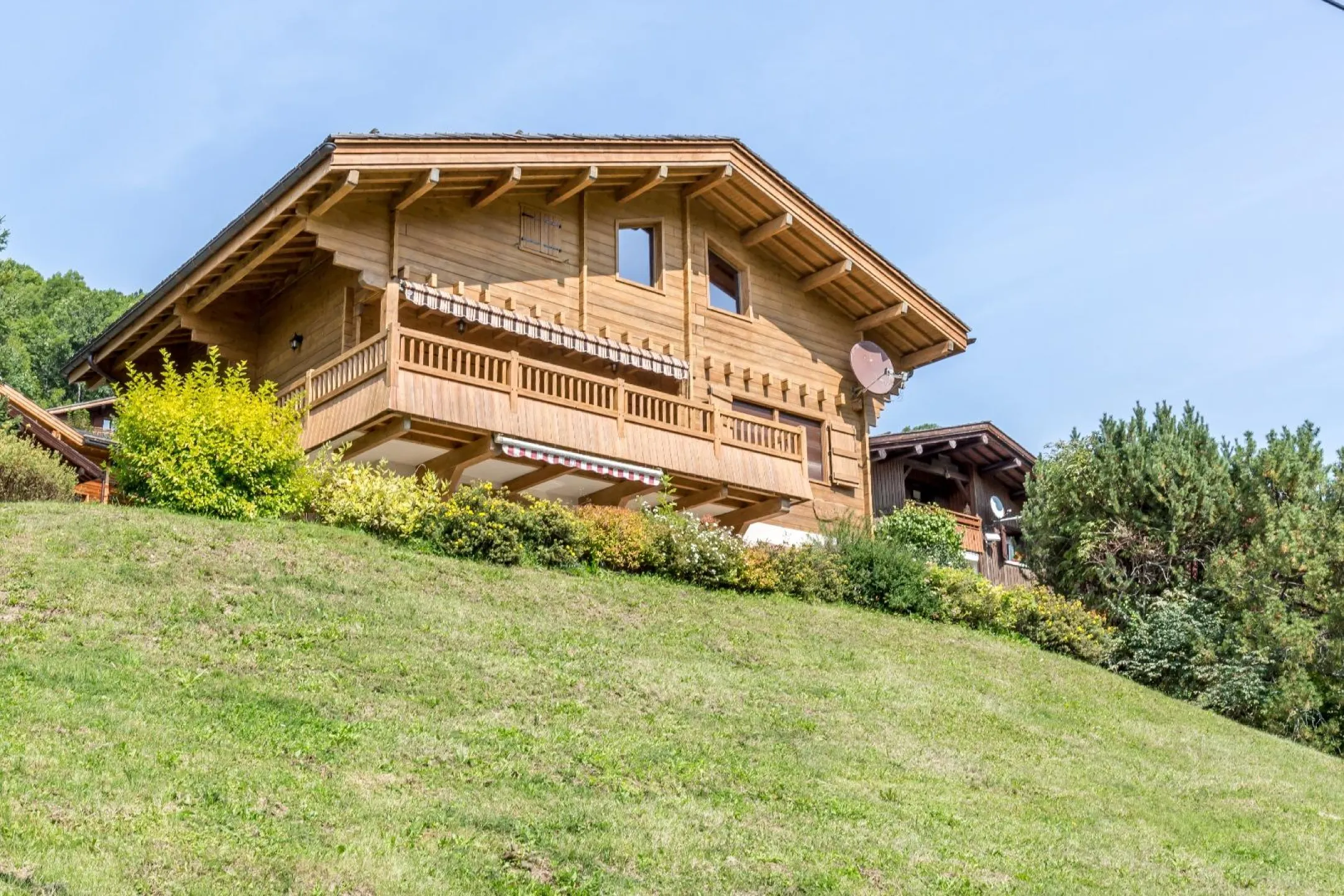 Chalet in summer