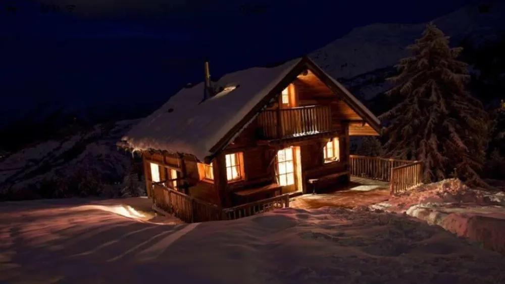 Notre chalet l’hiver 