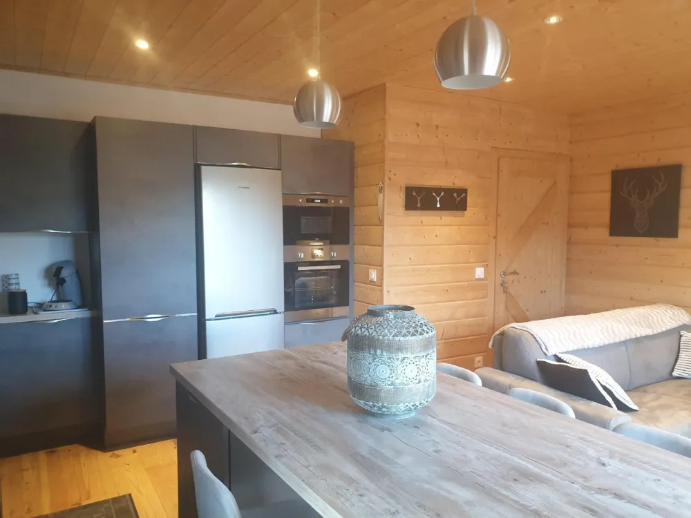 Charmant t3 6 couchages dans bas de chalet avec vue magnifique