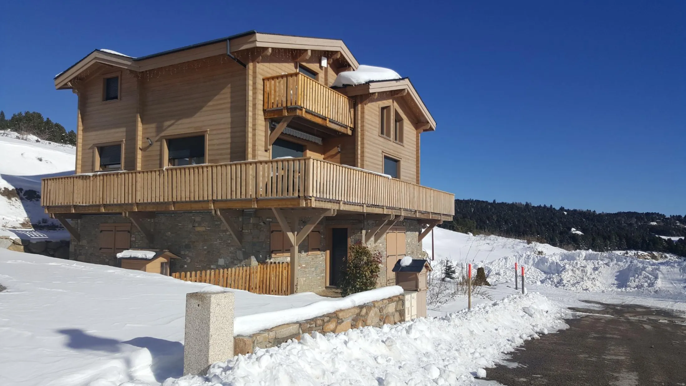 Charmant t3 6 couchages dans bas de chalet avec vue magnifique