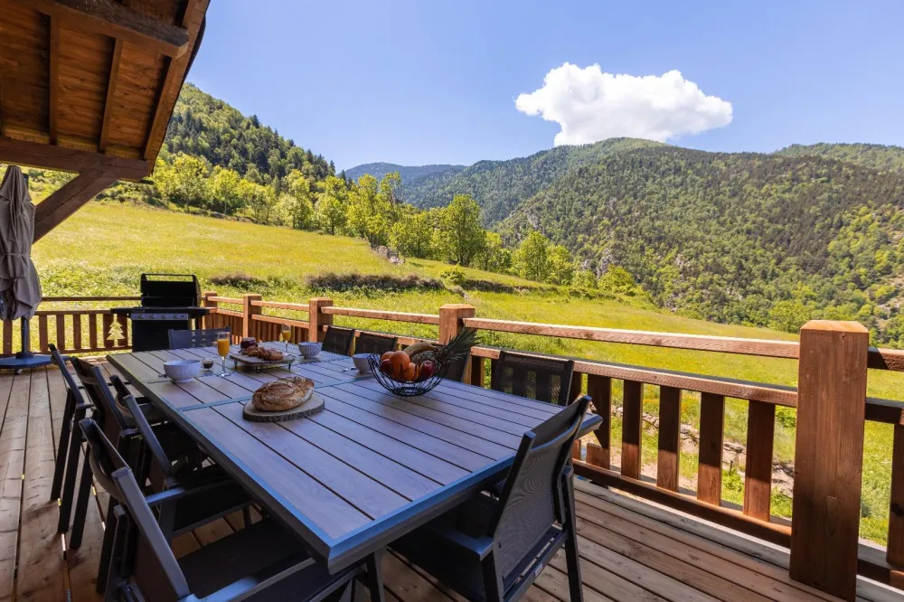 Chalet piscine intérieure chauffée