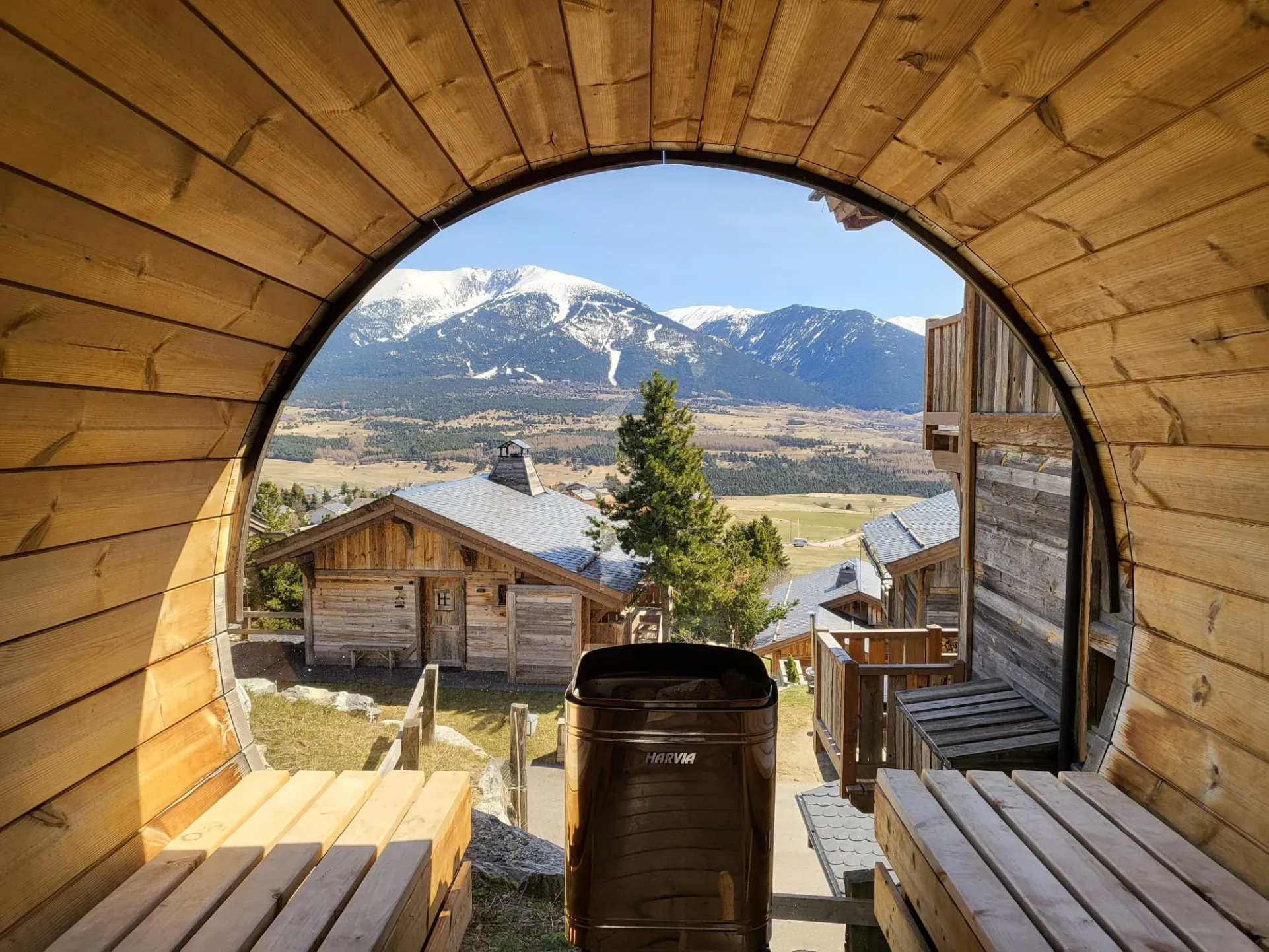 Chalet vista hameau des perles