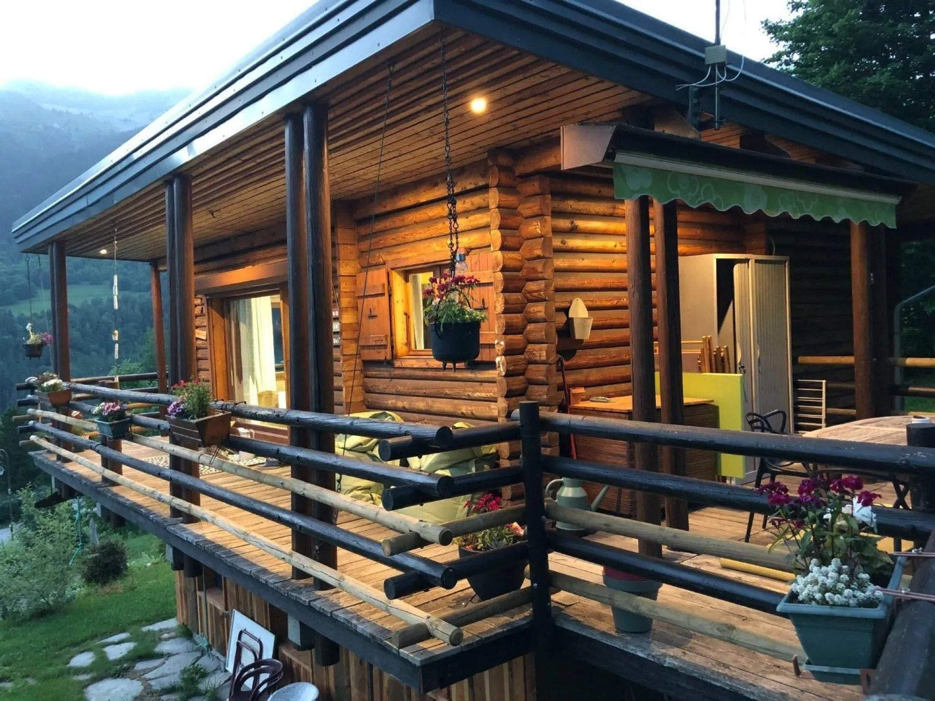 Le chalet vu de l'extérieur