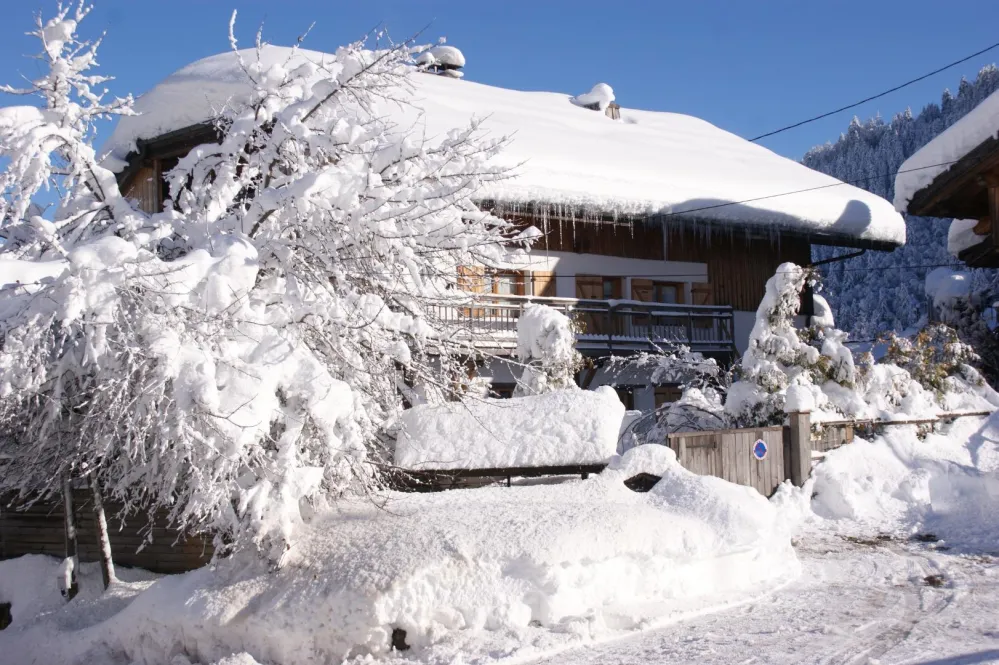 chalet des chamois en hiver