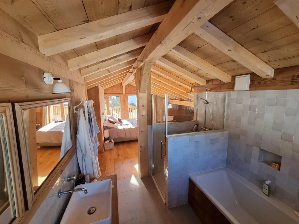 Bath room attic room