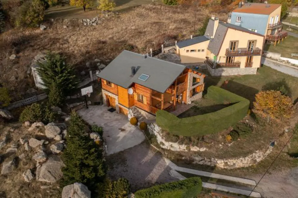 Vue aérienne effectuée par un drone. 