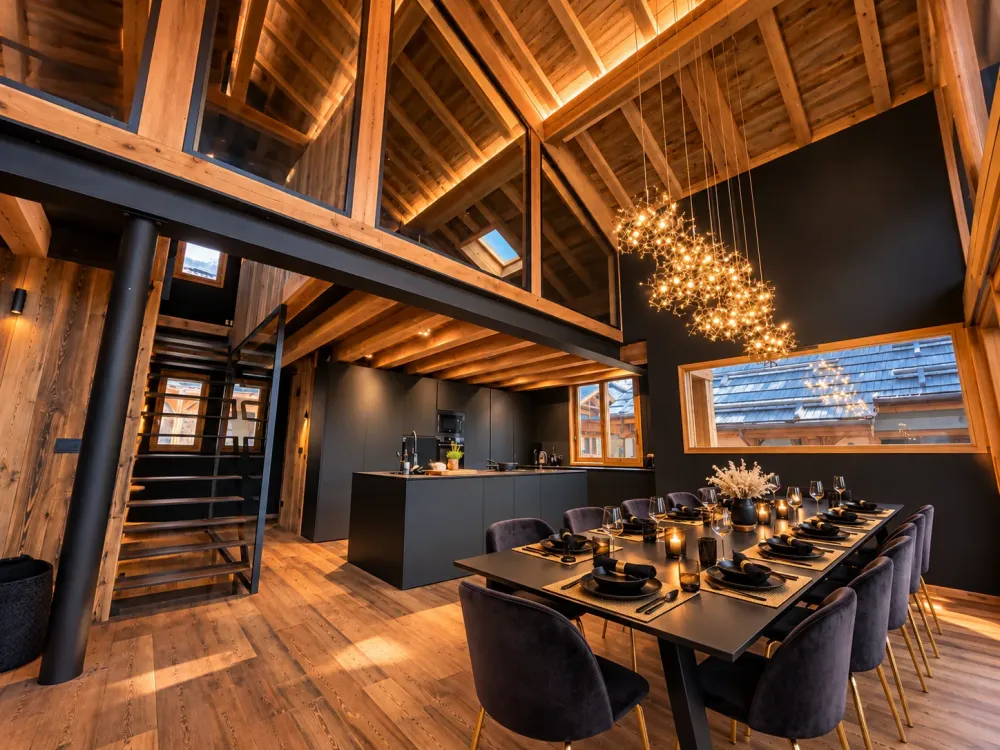 Chalet prestige 5* spa 14/18 personnes serre-chevalier / le monêtier