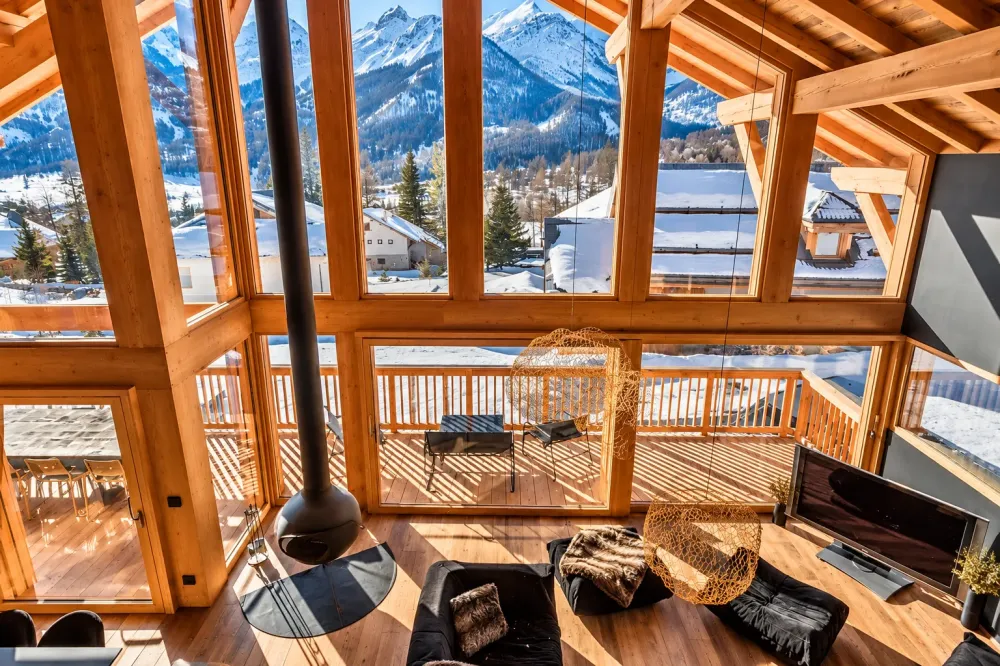 Chalet prestige 5* spa 14/18 personnes serre-chevalier / le monêtier
