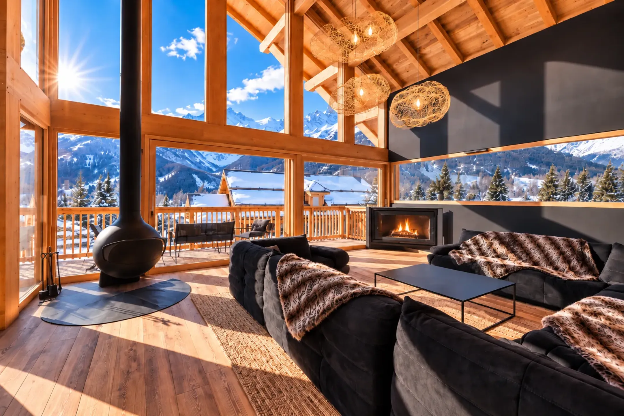 Chalet prestige 5* spa 14/18 personnes serre-chevalier / le monêtier