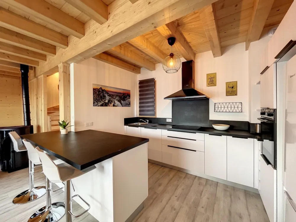 American kitchen fully equiped.