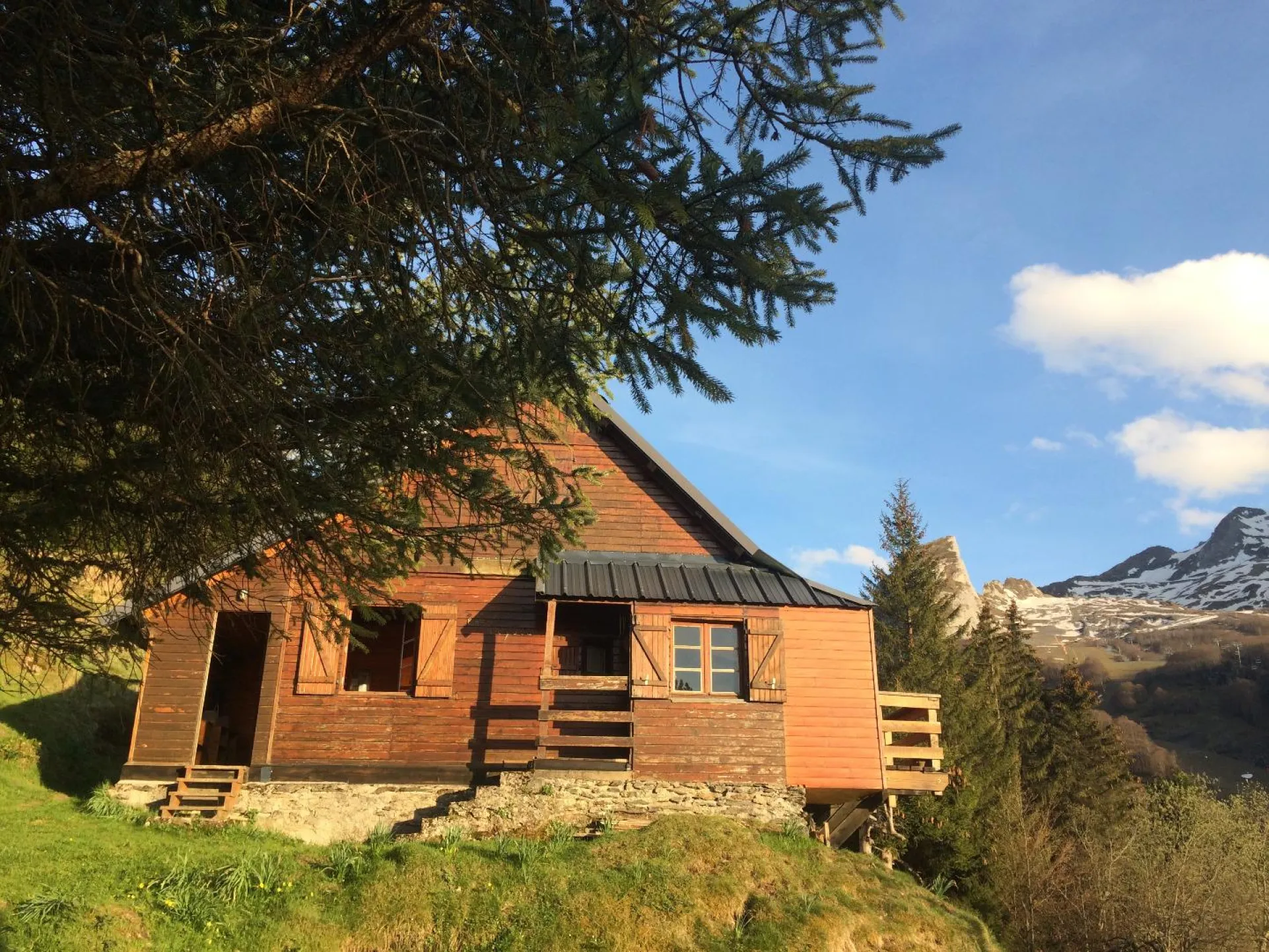 Le chalet en été